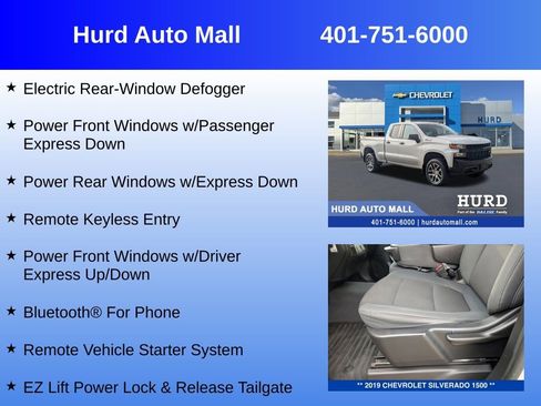 Used 2019 Chevrolet Silverado 1500 Custom Trail Boss w/ Custom Convenience Package image 36