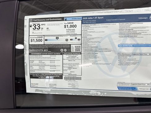 New 2026 Volkswagen Jetta Sport image 40