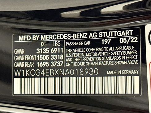 Certified 2022 Mercedes-Benz EQS 580 4MATIC Sedan image 33