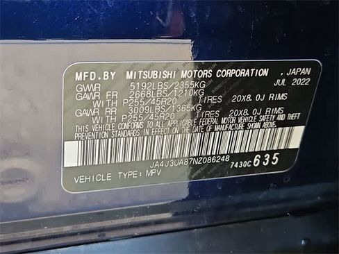 Used 2022 Mitsubishi Outlander SE image 36