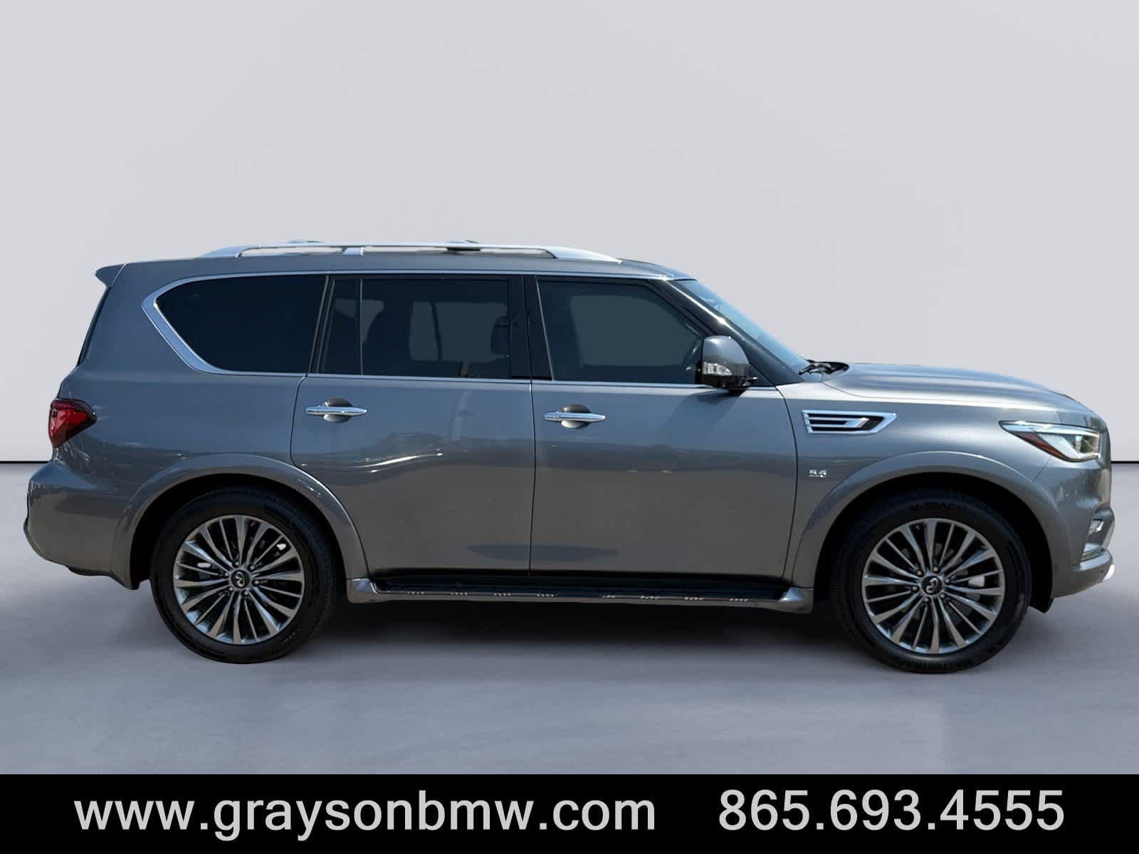 Used 2019 INFINITI QX80 Luxe w/ 22" Wheel Package AWD/4WD image 2