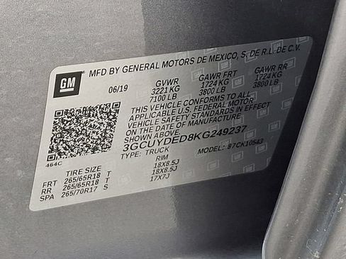 Used 2019 Chevrolet Silverado 1500 LT w/ All-Star Edition AWD/4WD image 31