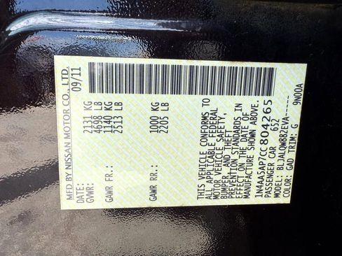 Used 2012 Nissan Maxima 3.5 S image 44