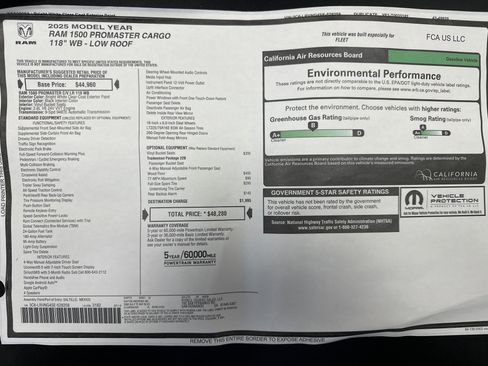 Used 2025 RAM ProMaster 1500 image 13