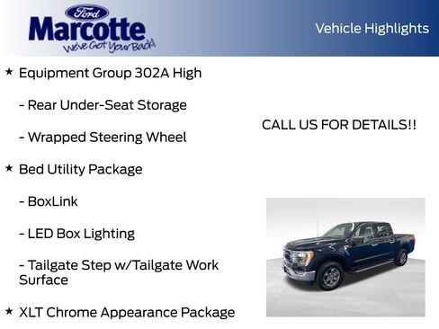 Certified 2023 Ford F150 XLT w/ Equipment Group 302A High AWD/4WD image 22