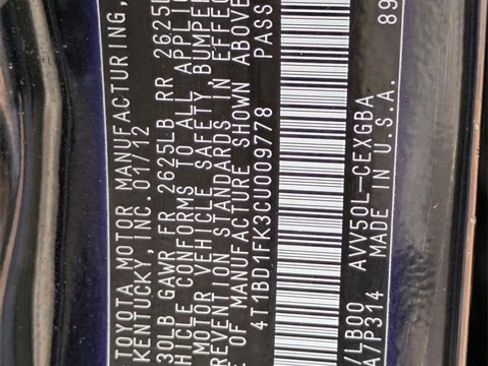 Used 2012 Toyota Camry XLE w/ Leather Pkg image 34