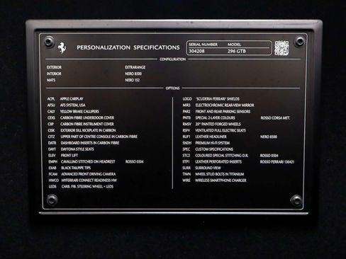 Used 2024 Ferrari 296 GTB RWD image 14
