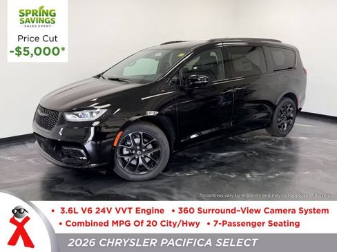 New 2026 Chrysler Pacifica Select w/ S Appearance Package AWD/4WD image 1