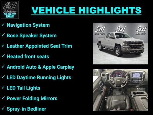 Used 2018 Chevrolet Silverado 1500 LTZ w/ Sport Package image 3