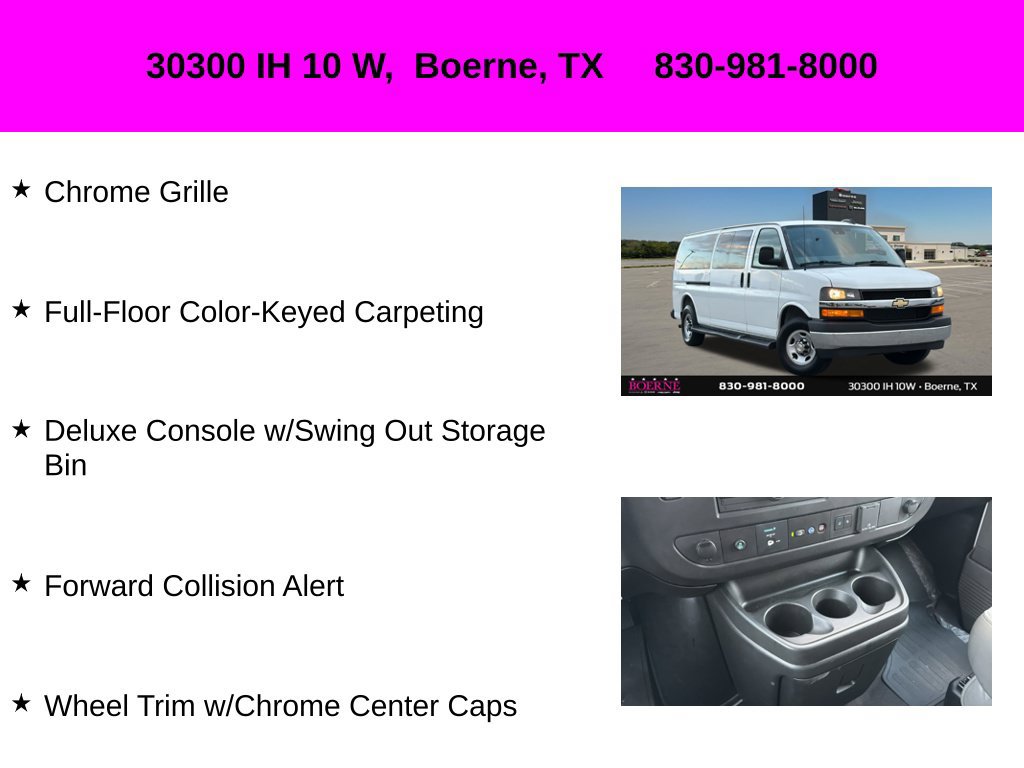 Used 2025 Chevrolet Express 3500 LT w/ LT Preferred Equipment Group RWD image 30