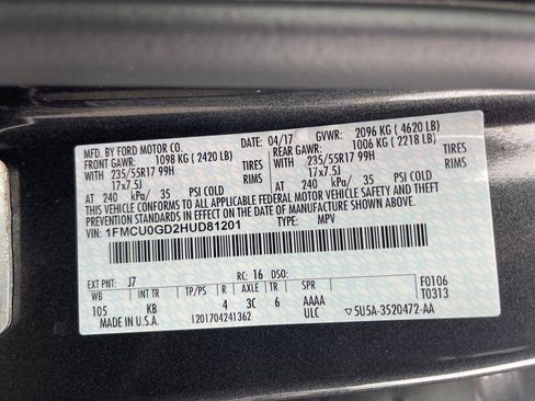 Used 2017 Ford Escape SE FWD image 29