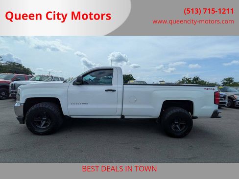 Used 2016 Chevrolet Silverado 1500 W/T w/ Chrome Bumper Package AWD/4WD image 1