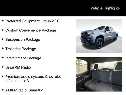 Used 2021 Chevrolet Silverado 1500 Custom Trail Boss AWD/4WD image 7