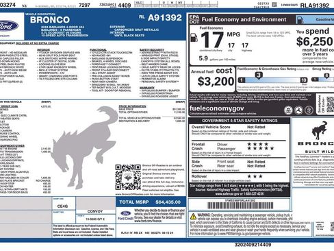 Used 2024 Ford Bronco Badlands AWD/4WD image 38