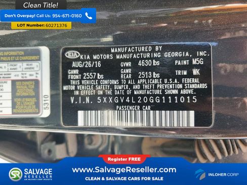 Used 2016 Kia Optima SX w/ Chrome Wheel Package FWD image 16