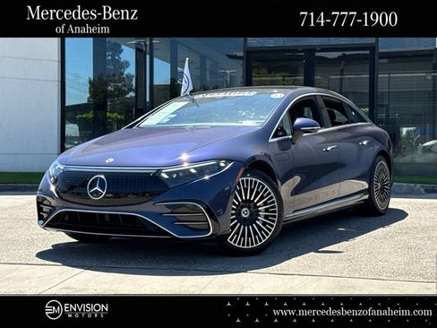 Used 2023 Mercedes-Benz EQS 450+ Sedan w/ AMG Line Exterior Package image 1