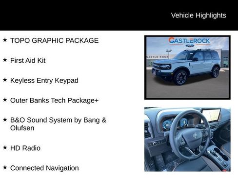 New 2025 Ford Bronco Sport Outer Banks w/ Outer Banks Tech Package+ image 7