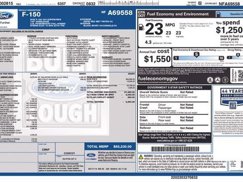 Used 2022 Ford F150 XLT w/ Equipment Group 302A High image 2