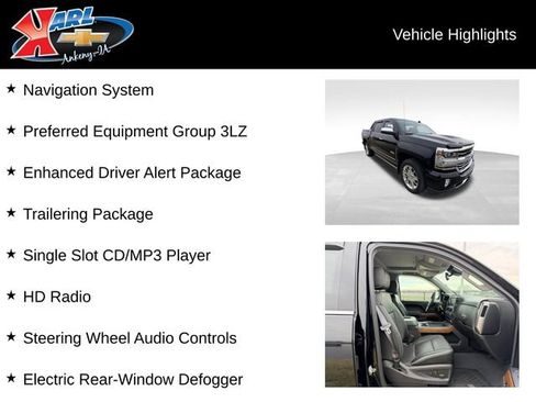 Certified 2017 Chevrolet Silverado 1500 High Country w/ High Desert Package image 2