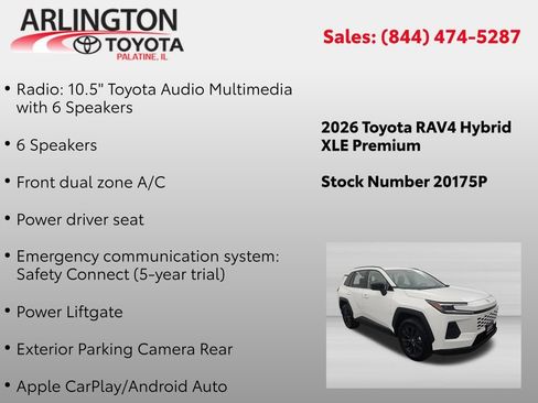 Used 2026 Toyota RAV4 XLE Premium AWD/4WD image 4