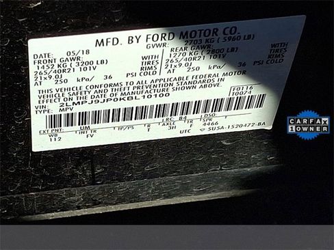 Used 2019 Lincoln Nautilus Black Label image 21