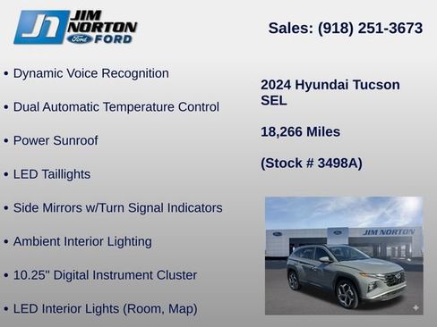Used 2024 Hyundai Tucson SEL w/ Convenience Package FWD image 21