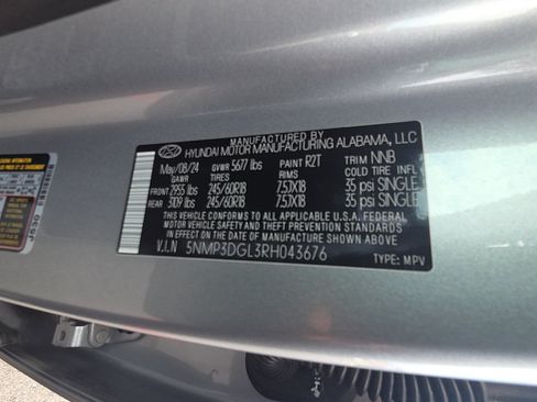 Certified 2024 Hyundai Santa Fe XRT AWD/4WD image 12