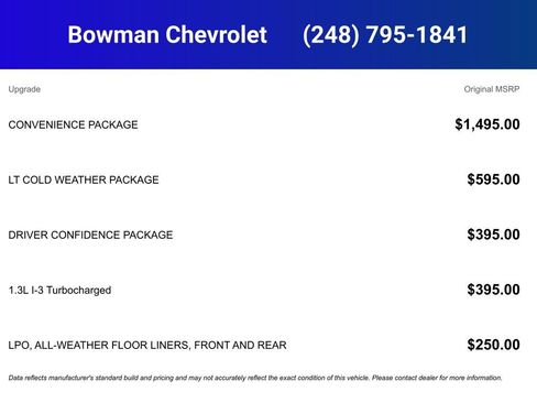 New 2025 Chevrolet TrailBlazer LT w/ Convenience Package image 4