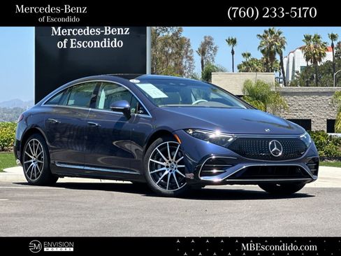 Used 2023 Mercedes-Benz EQS 580 4MATIC Sedan w/ Exclusive Trim Package image 1