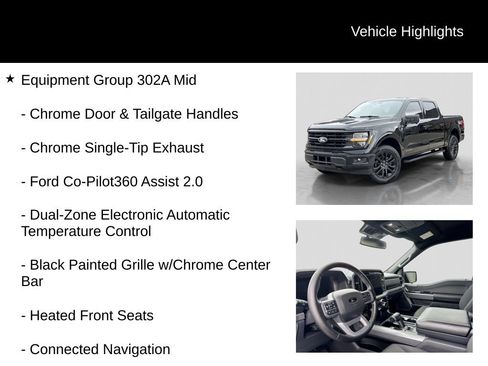 Certified 2025 Ford F150 XLT w/ Equipment Group 302A MID AWD/4WD image 6