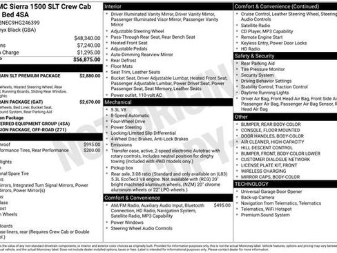 Used 2017 GMC Sierra 1500 SLT AWD/4WD image 39