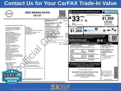 Used 2023 Nissan Kicks SR w/ Interior Electronics Package image 31