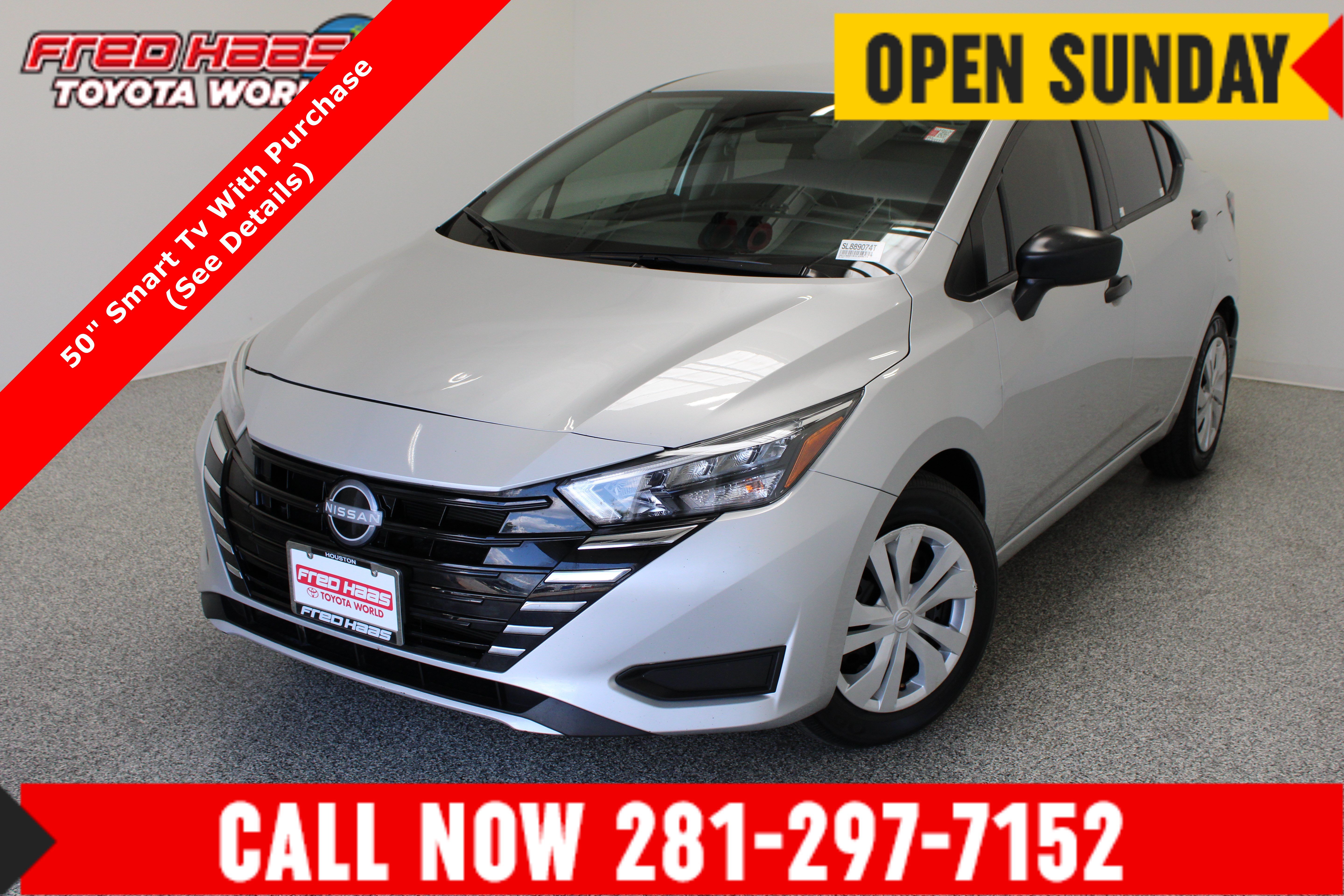 Used 2025 Nissan Versa S w/ Trunk Package FWD image 1
