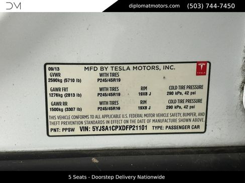 Used 2013 Tesla Model S Performance RWD image 44