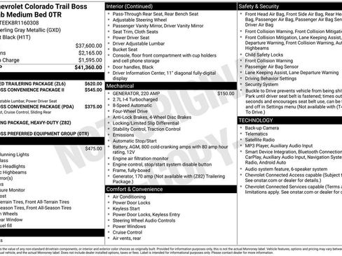 Used 2024 Chevrolet Colorado Trail Boss w/ Advanced Trailering Package AWD/4WD image 24