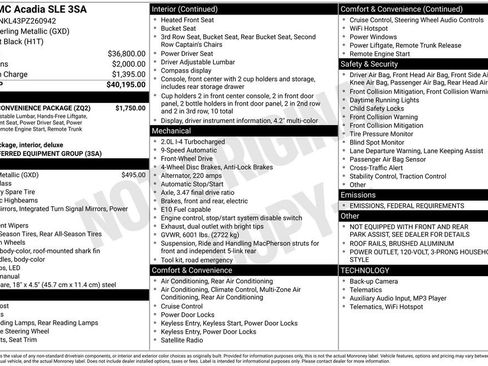 Used 2023 GMC Acadia SLE w/ Driver Convenience Package image 40