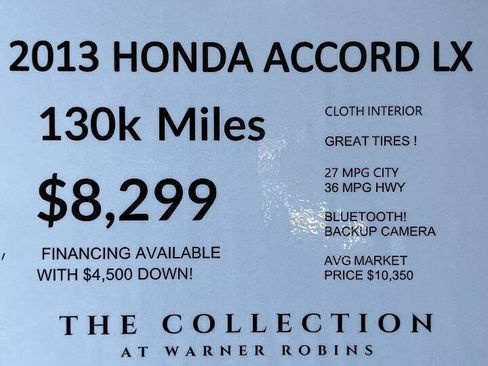 Used 2013 Honda Accord LX image 2