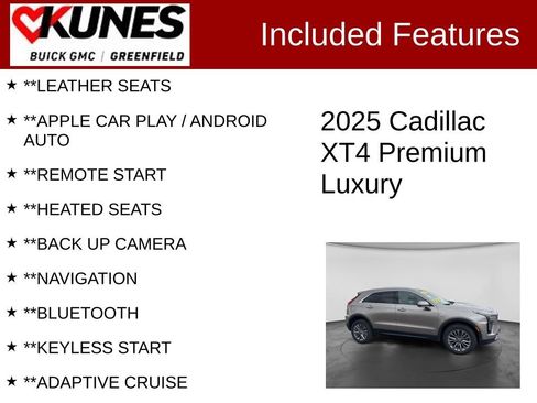 Used 2025 Cadillac XT4 Premium Luxury AWD/4WD image 2