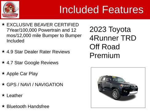 Used 2023 Toyota 4Runner TRD Off-Road Premium image 4
