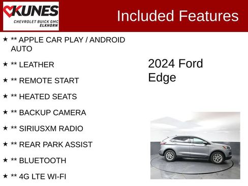 Used 2024 Ford Edge SEL AWD/4WD image 2
