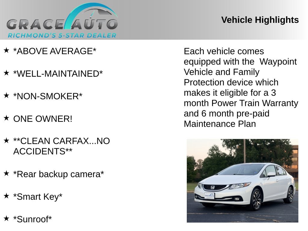 Used 2014 Honda Civic EX-L image 2