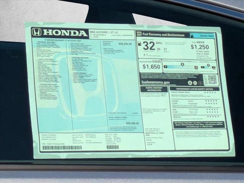 New 2025 Honda Accord LX image 17