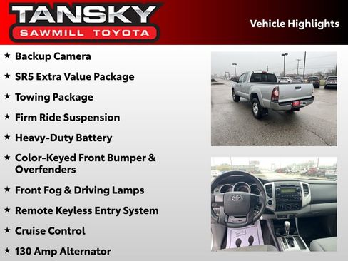 Used 2012 Toyota Tacoma 4x4 Access Cab V6 image 9