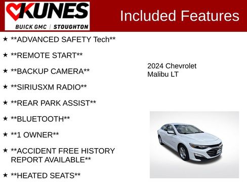 Used 2024 Chevrolet Malibu LT FWD image 2