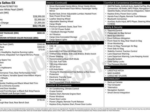 Certified 2025 Kia Seltos EX w/ EX Sunroof Package image 4