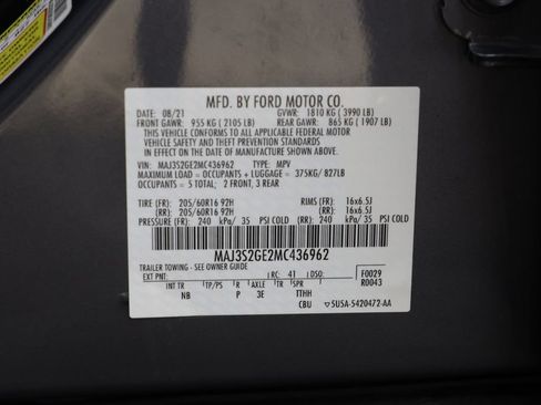 Used 2021 Ford EcoSport SE FWD image 26