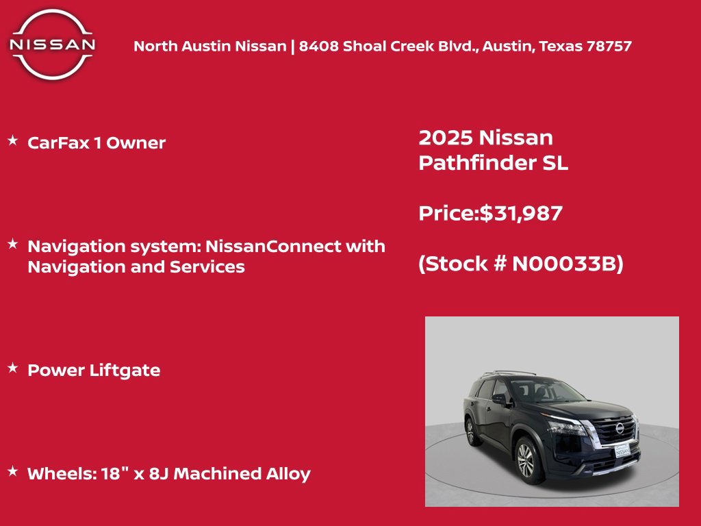 Used 2025 Nissan Pathfinder SL FWD image 12