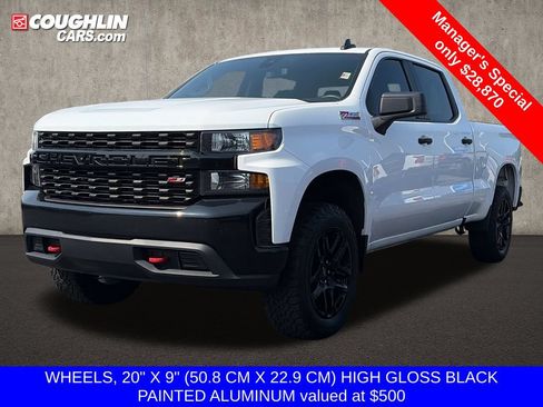 Used 2021 Chevrolet Silverado 1500 Custom Trail Boss w/ Safety Confidence Package AWD/4WD image 4