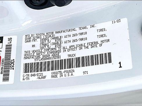 Used 2024 Toyota Tundra SR5 w/ SR5 Premium Package image 16