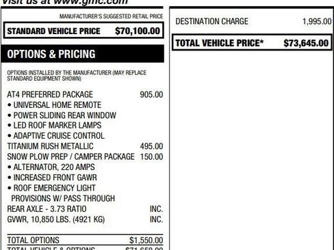 Certified 2024 GMC Sierra 2500 AT4 w/ AT4 Preferred Package AWD/4WD image 2